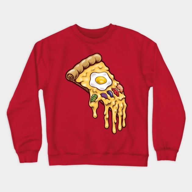 Infinity Pizza Crewneck Sweatshirt by c0y0te7